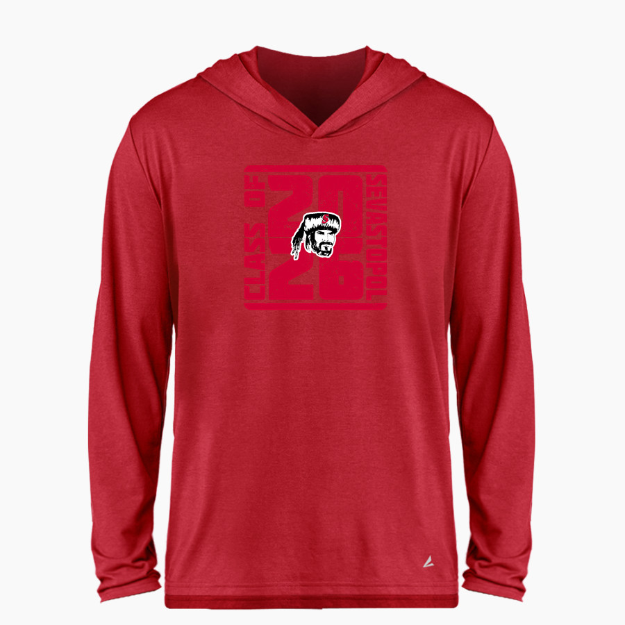 SEVASTOPOL HIGH SCHOOL PIONEERS <span class="pdp-name-mascot">SEVASTOPOL PIONEERS</span> BSN SPORTS Men's Ultimate Long Sleeve Performance Hoodie Tee
