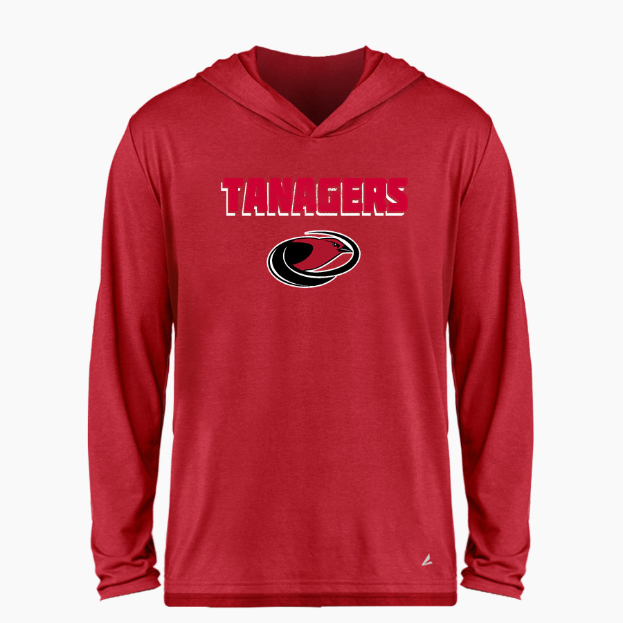Hartford Central Tanagers Tanagers BSN SPORTS Men's Ultimate Long Sleeve Performance Hoodie Tee