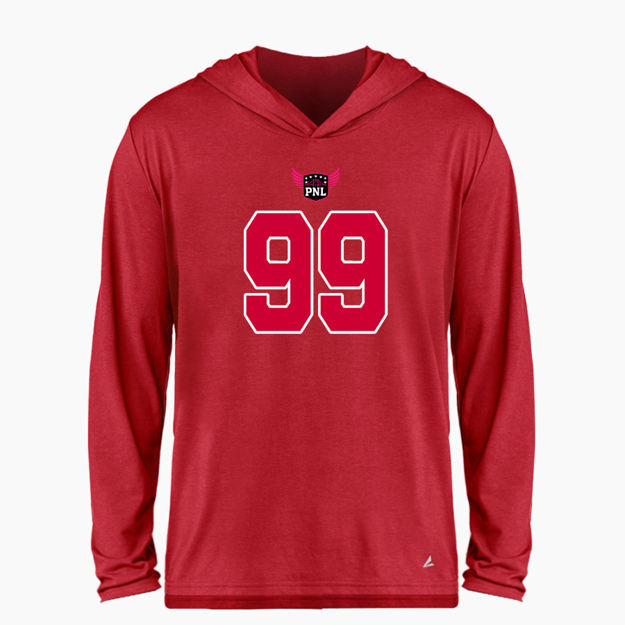 PITTSBURGH NATIONAL LEAGUE PITTSBURGH NATIONAL <span class="pdp-name-mascot">PITTSBURGH NATIONAL LEAGUE</span> BSN SPORTS Men's Ultimate Long Sleeve Performance Hoodie Tee