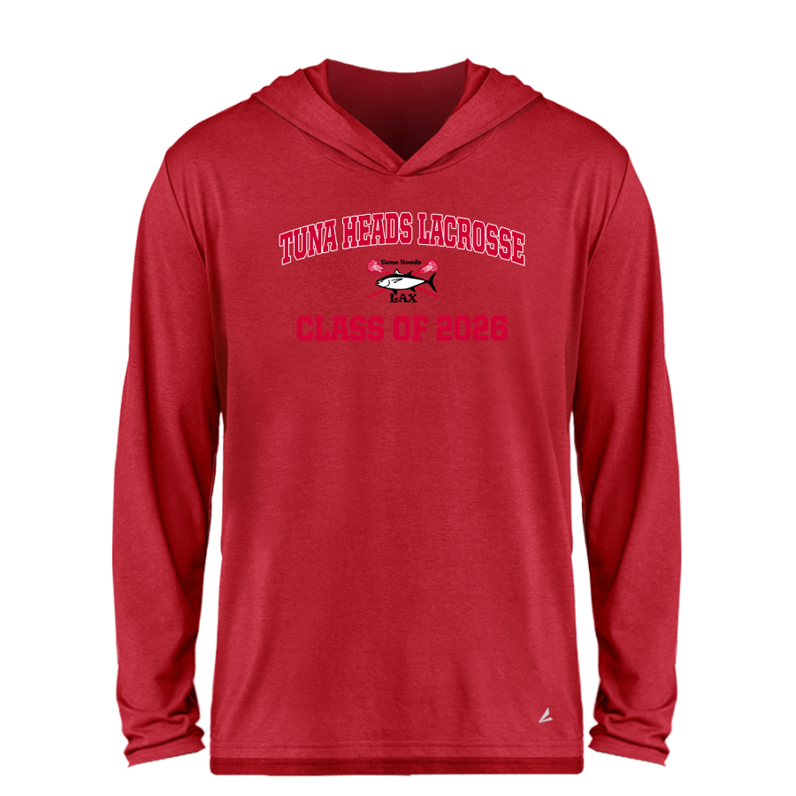 Tuna Heads Lacrosse Lacrosse <span class="pdp-name-mascot">Tuna Heads Lacrosse Lacrosse</span> BSN SPORTS Men's Ultimate Long Sleeve Performance Hoodie Tee