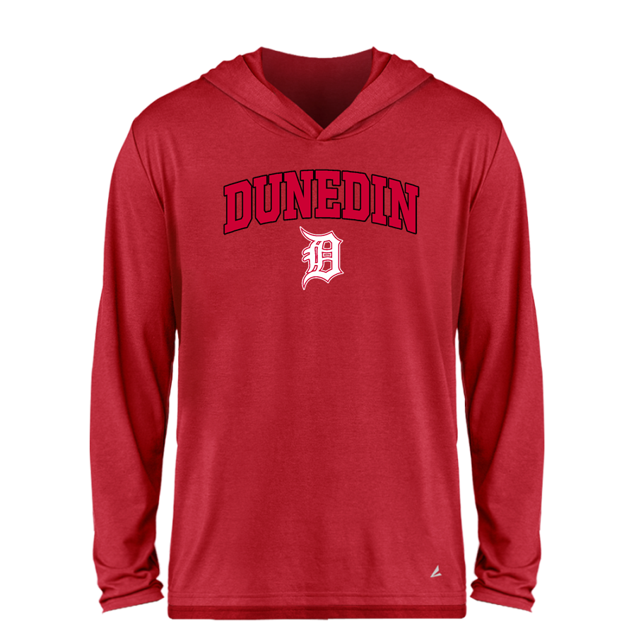 Dunedin Falcons <span class="pdp-name-mascot">Dunedin High School Falcons</span> BSN SPORTS Men's Ultimate Long Sleeve Performance Hoodie Tee