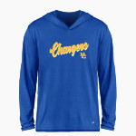 BRIAR CLIFF Chargers BSN SPORTS Men's Ultimate Long Sleeve Performance Hoodie Tee Front Thumbnail