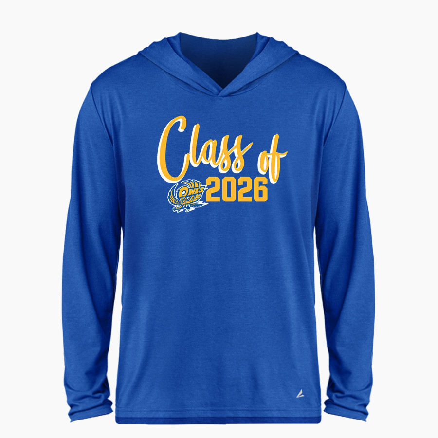 REAGAN COUNTY HIGH SCHOOL OWLS <span class="pdp-name-mascot">REAGAN COUNTY OWLS</span> BSN SPORTS Men's Ultimate Long Sleeve Performance Hoodie Tee