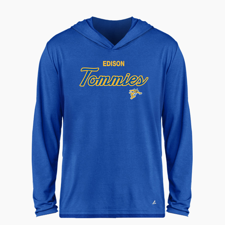 EDISON HIGH SCHOOL TOMMIES <span class="pdp-name-mascot">EDISON TOMMIES</span> BSN SPORTS Men's Ultimate Long Sleeve Performance Hoodie Tee