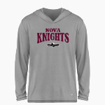 Nova Knights BSN SPORTS Men's Ultimate Long Sleeve Performance Hoodie Tee Front Thumbnail