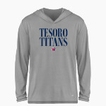 Tesoro Titans <span class="pdp-name-mascot">Tesoro Titans</span> BSN SPORTS Men's Ultimate Long Sleeve Performance Hoodie Tee Front Thumbnail