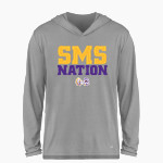 Scottsburg SMS BSN SPORTS Men's Ultimate Long Sleeve Performance Hoodie Tee Front Thumbnail
