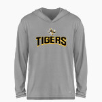 SEALY HIGH SCHOOL TIGERS BSN SPORTS Men's Ultimate Long Sleeve Performance Hoodie Tee Front Thumbnail