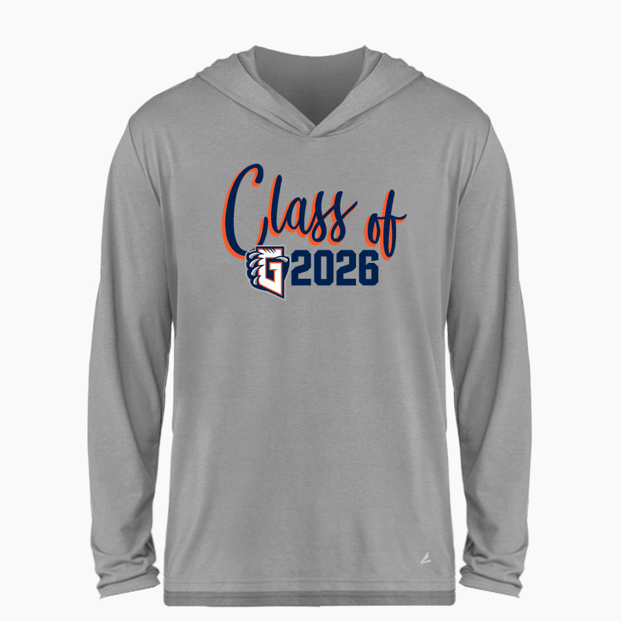 Glenn Grizzlies <span class="pdp-name-mascot">Tom Glenn Grizzlies</span> BSN SPORTS Men's Ultimate Long Sleeve Performance Hoodie Tee