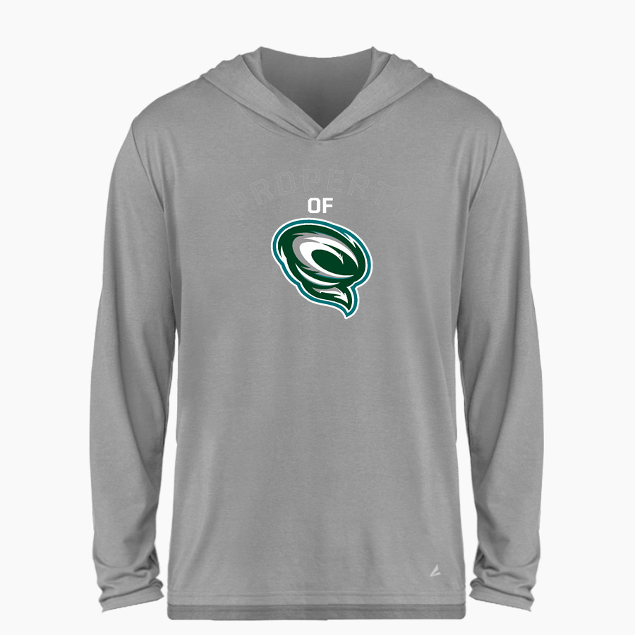 SCTCC Cyclones Online Apparel Store <span class="pdp-name-mascot">St Cloud Cyclones</span> BSN SPORTS Men's Ultimate Long Sleeve Performance Hoodie Tee