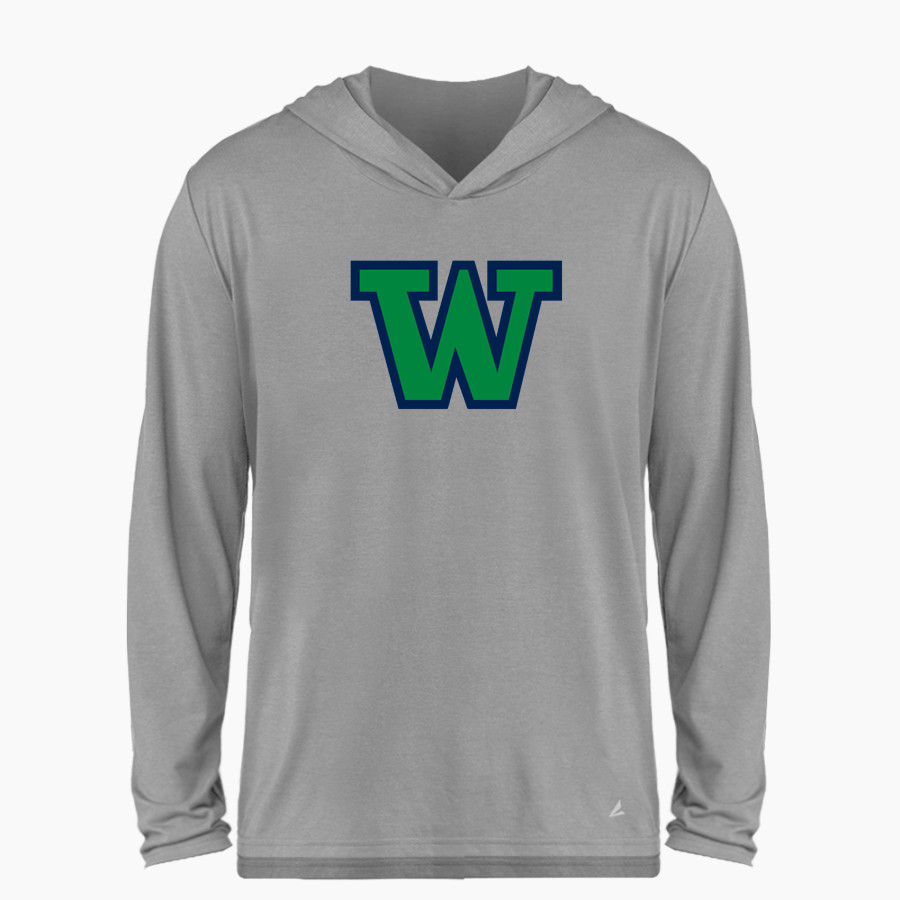 WOODINVILLE HIGH SCHOOL FALCONS <span class="pdp-name-mascot">WOODINVILLE FALCONS</span> BSN SPORTS Men's Ultimate Long Sleeve Performance Hoodie Tee