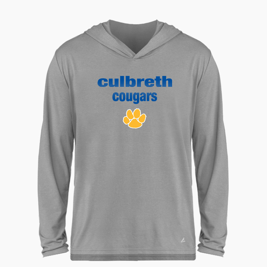 CULBRETH Cougars BSN SPORTS Men's Ultimate Long Sleeve Performance Hoodie Tee
