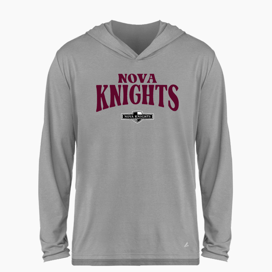 Nova Knights BSN SPORTS Men's Ultimate Long Sleeve Performance Hoodie Tee