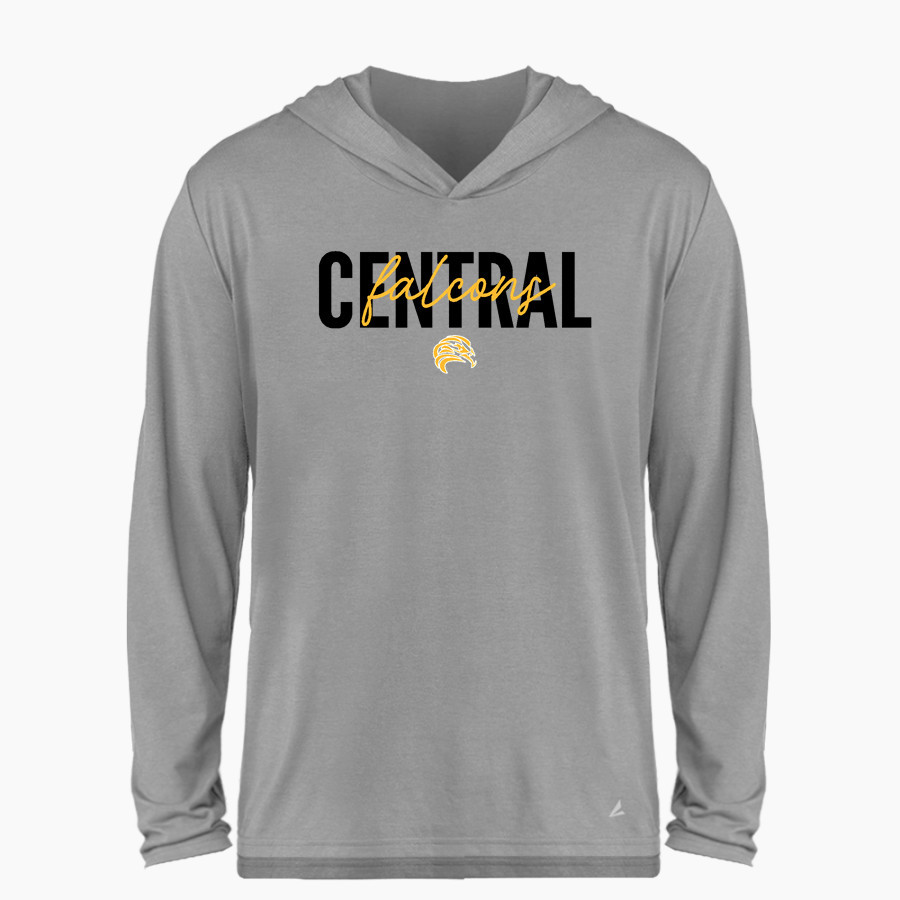 CENTRAL TECH SCHOOL FALCONS <span class="pdp-name-mascot">CENTRAL FALCONS</span> BSN SPORTS Men's Ultimate Long Sleeve Performance Hoodie Tee