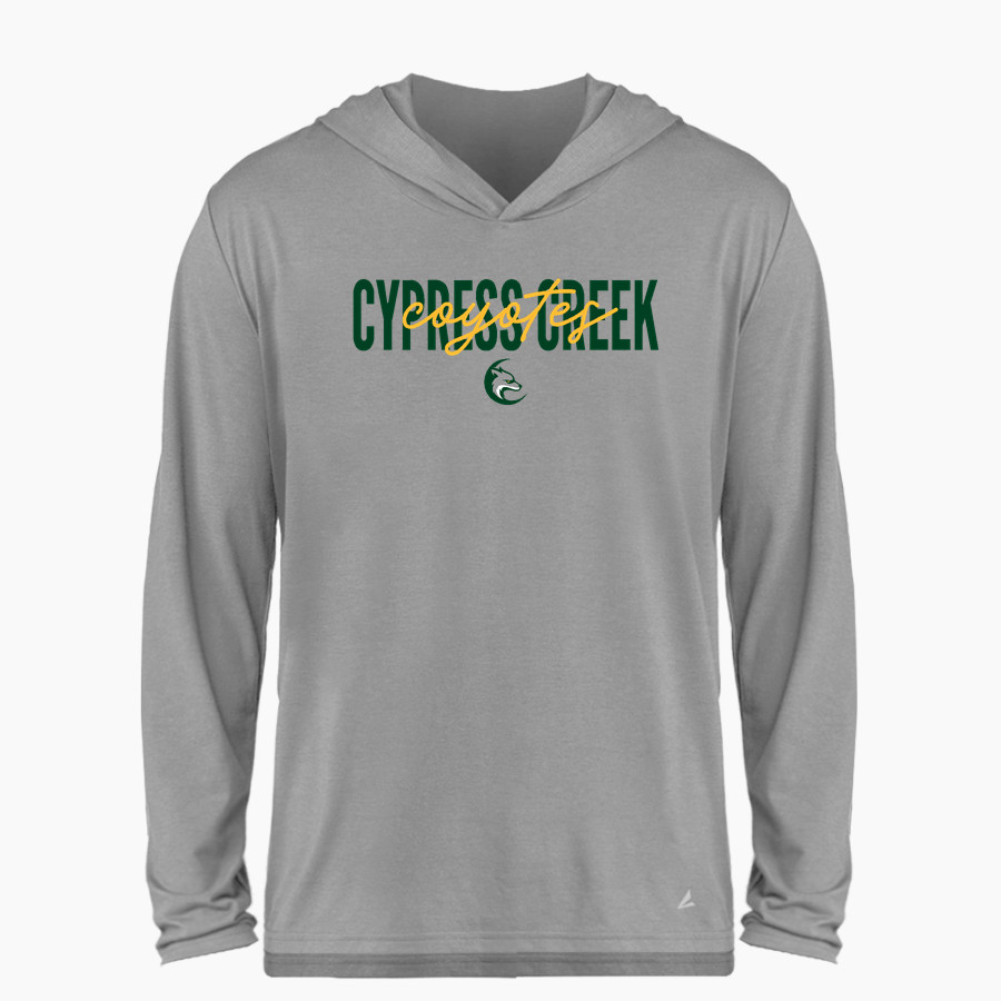 Cypress Creek Coyotes <span class="pdp-name-mascot">Cypress Creek Coyotes</span> BSN SPORTS Men's Ultimate Long Sleeve Performance Hoodie Tee