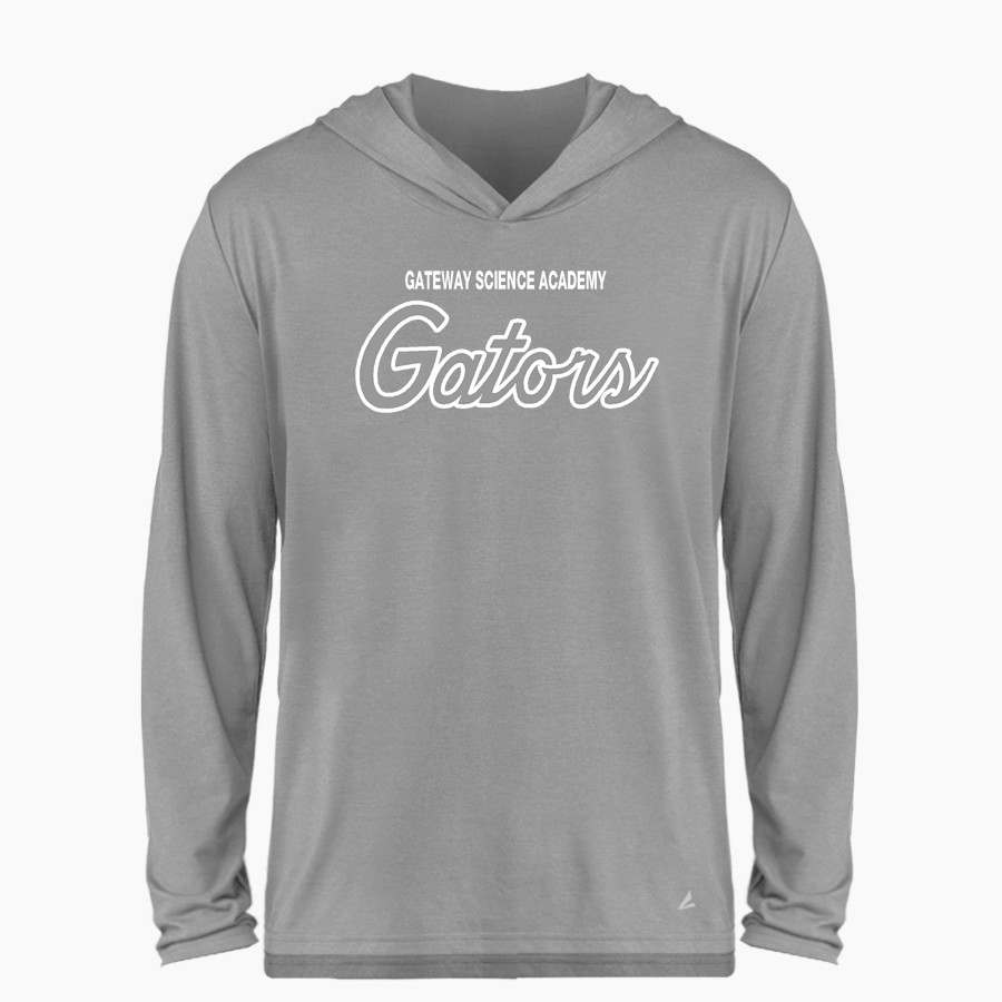 GATEWAY SCIENCE ACADEMY GATORS <span class="pdp-name-mascot">GATEWAY SCIENCE ACADEMY GATORS</span> BSN SPORTS Men's Ultimate Long Sleeve Performance Hoodie Tee