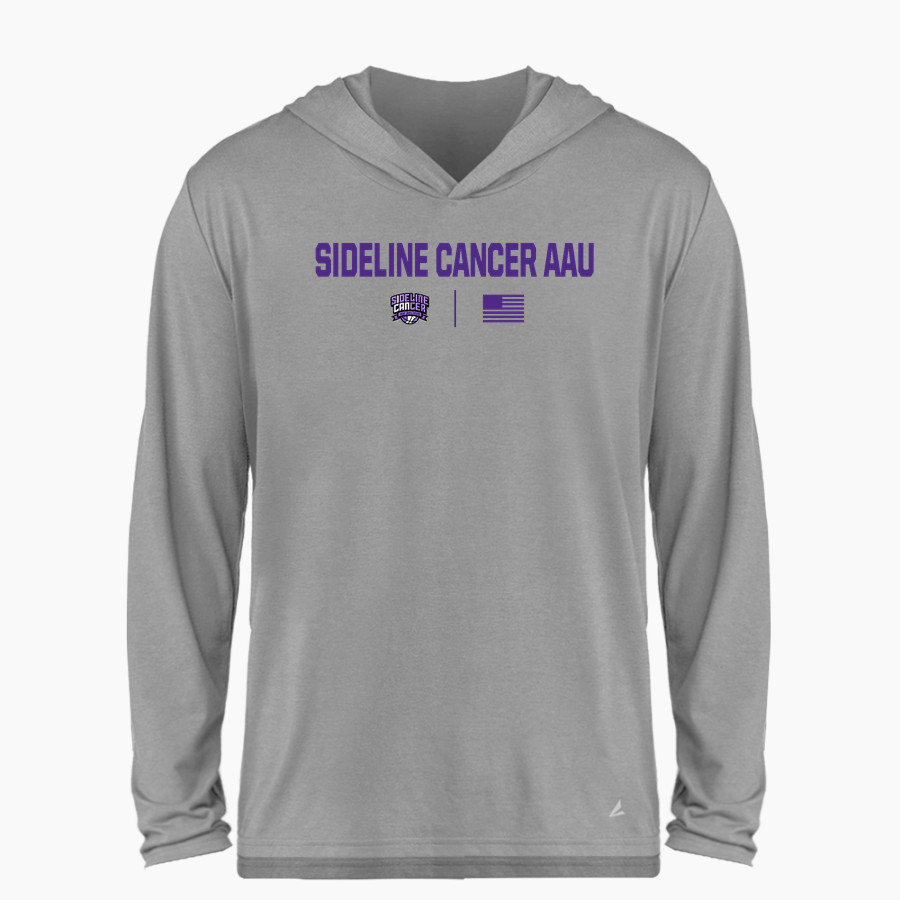 Sideline Cancer AAU Sideline Cancer AAU BSN SPORTS Men's Ultimate Long Sleeve Performance Hoodie Tee