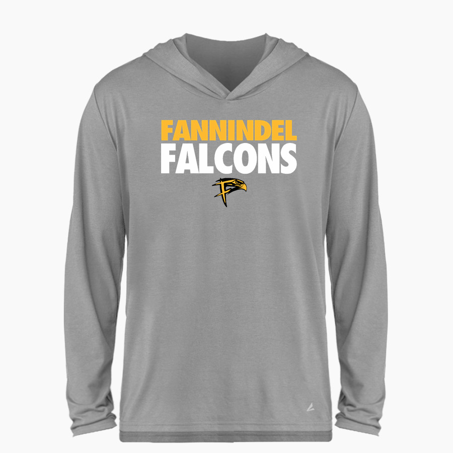 Fannindel Falcons <span class="pdp-name-mascot">Fannindel Falcons</span> BSN SPORTS Men's Ultimate Long Sleeve Performance Hoodie Tee