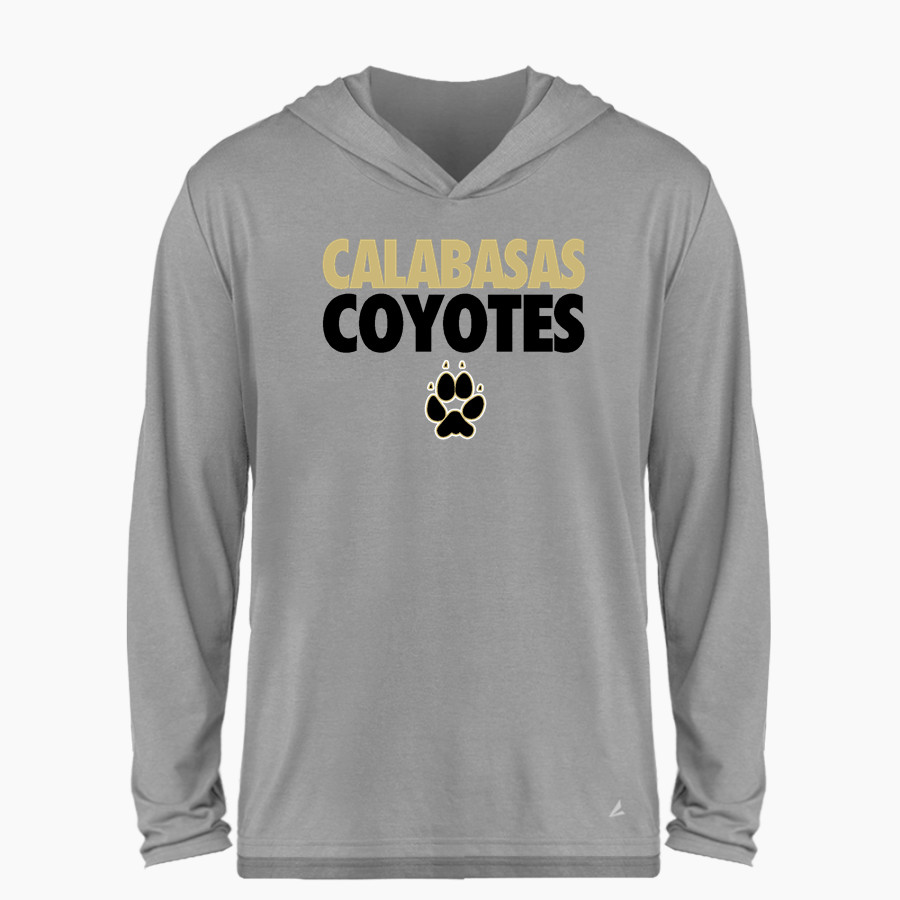 CALABASAS HIGH SCHOOL COYOTES <span class="pdp-name-mascot">CALABASAS COYOTES</span> BSN SPORTS Men's Ultimate Long Sleeve Performance Hoodie Tee