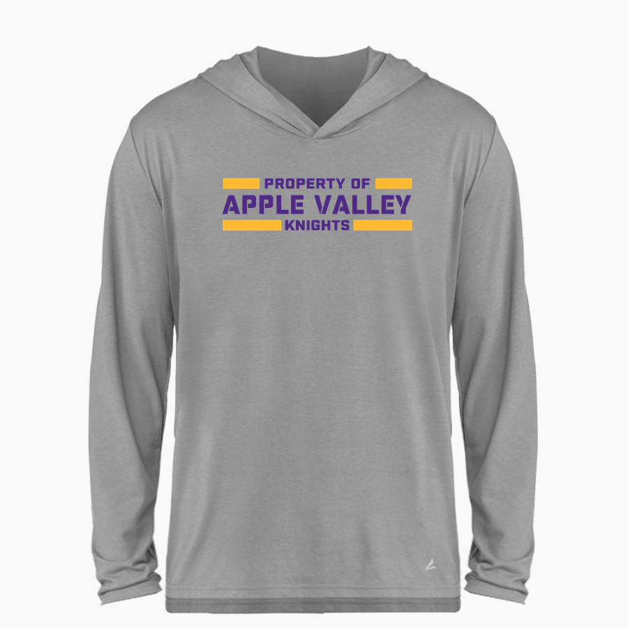 Apple Valley Knights BSN SPORTS Men's Ultimate Long Sleeve Performance Hoodie Tee