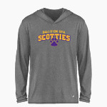 Ballston Spa Scotties The Official Online Store BSN SPORTS Men's Ultimate Long Sleeve Performance Hoodie Tee Front Thumbnail