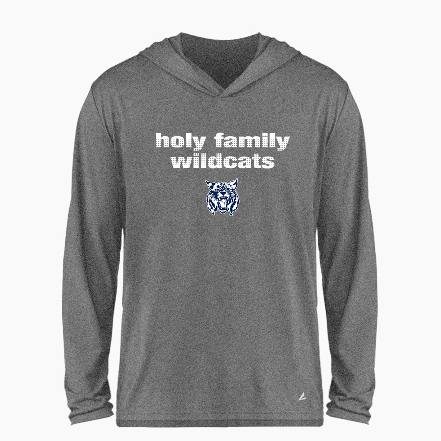 Holy Family Wildcats <span class="pdp-name-mascot">Holy Family Wildcats</span> BSN SPORTS Men's Ultimate Long Sleeve Performance Hoodie Tee