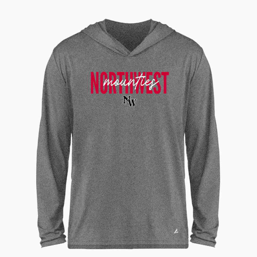 Northwest Mounties <span class="pdp-name-mascot">Northwest Mounties</span> BSN SPORTS Men's Ultimate Long Sleeve Performance Hoodie Tee