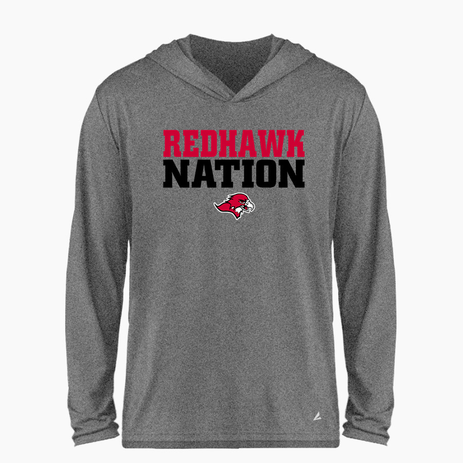 Benedictine University Mesa Redhawks <span class="pdp-name-mascot">Benedictine University Redhawks</span> BSN SPORTS Men's Ultimate Long Sleeve Performance Hoodie Tee