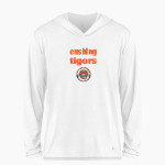 CUSHING HIGH SCHOOL TIGERS BSN SPORTS Men's Ultimate Long Sleeve Performance Hoodie Tee Front Thumbnail