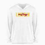 Lincoln Mustangs <span class="pdp-name-mascot">Lincoln Mustangs</span> BSN SPORTS Men's Ultimate Long Sleeve Performance Hoodie Tee Front Thumbnail