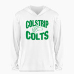 COLSTRIP HIGH SCHOOL COLTS <span class="pdp-name-mascot">COLSTRIP COLTS/FILLIES</span> BSN SPORTS Men's Ultimate Long Sleeve Performance Hoodie Tee Front Thumbnail