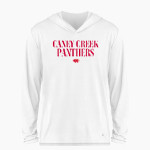 CANEY CREEK HIGH SCHOOL PANTHERS BSN SPORTS Men's Ultimate Long Sleeve Performance Hoodie Tee Front Thumbnail