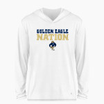 Clarion Golden Eagles <span class="pdp-name-mascot">Clarion - Penn West University Golden Eagles</span> BSN SPORTS Men's Ultimate Long Sleeve Performance Hoodie Tee Front Thumbnail