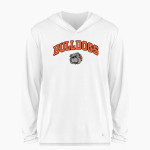 WATERLOO HIGH SCHOOL BULLDOGS <span class="pdp-name-mascot">WATERLOO BULLDOGS</span> BSN SPORTS Men's Ultimate Long Sleeve Performance Hoodie Tee Front Thumbnail