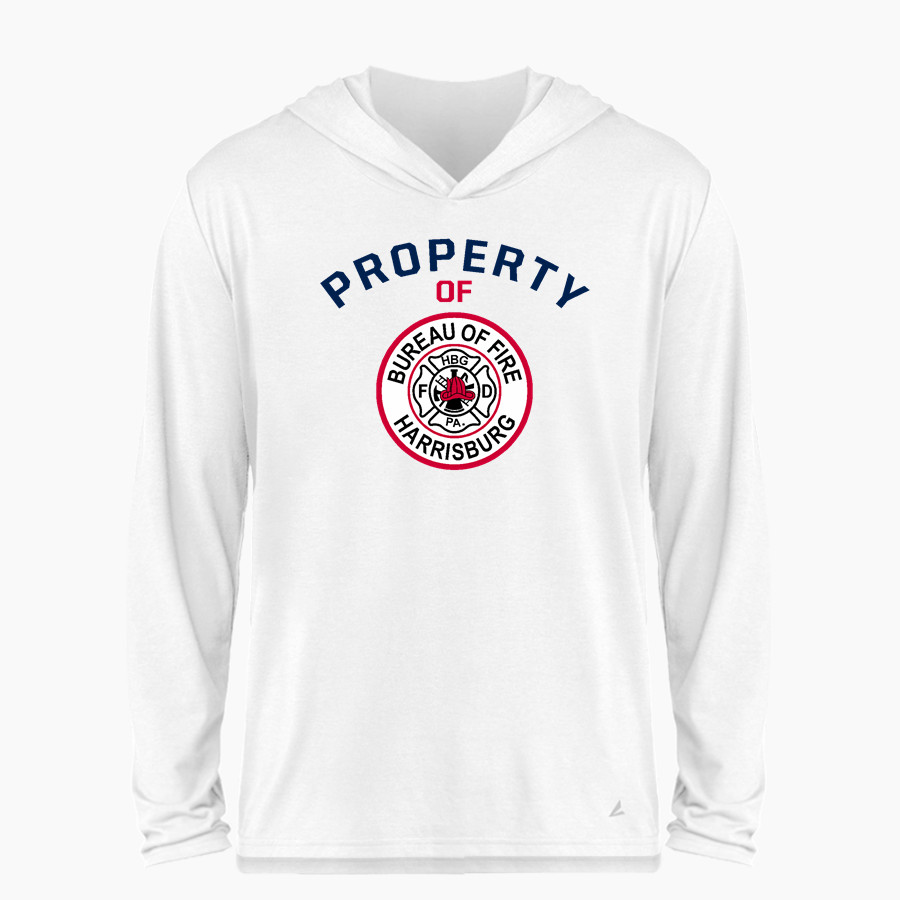 Bureau Of Fire Harrisburg Department <span class="pdp-name-mascot">Bureau Of Fire Harrisburg Department</span> BSN SPORTS Men's Ultimate Long Sleeve Performance Hoodie Tee