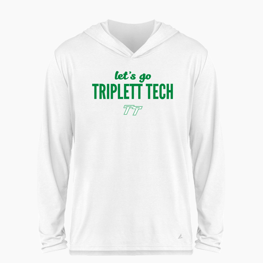 Triplett Tech <span class="pdp-name-mascot">Triplett Business and Technical Institute</span> BSN SPORTS Men's Ultimate Long Sleeve Performance Hoodie Tee