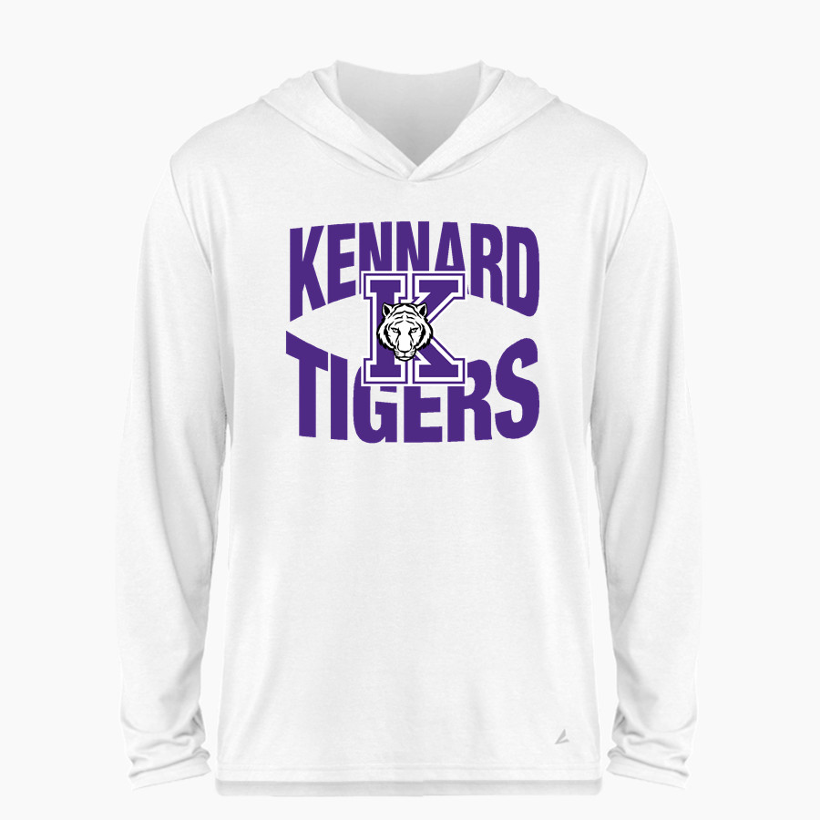 KENNARD HIGH SCHOOL TIGERS <span class="pdp-name-mascot">KENNARD TIGERS</span> BSN SPORTS Men's Ultimate Long Sleeve Performance Hoodie Tee