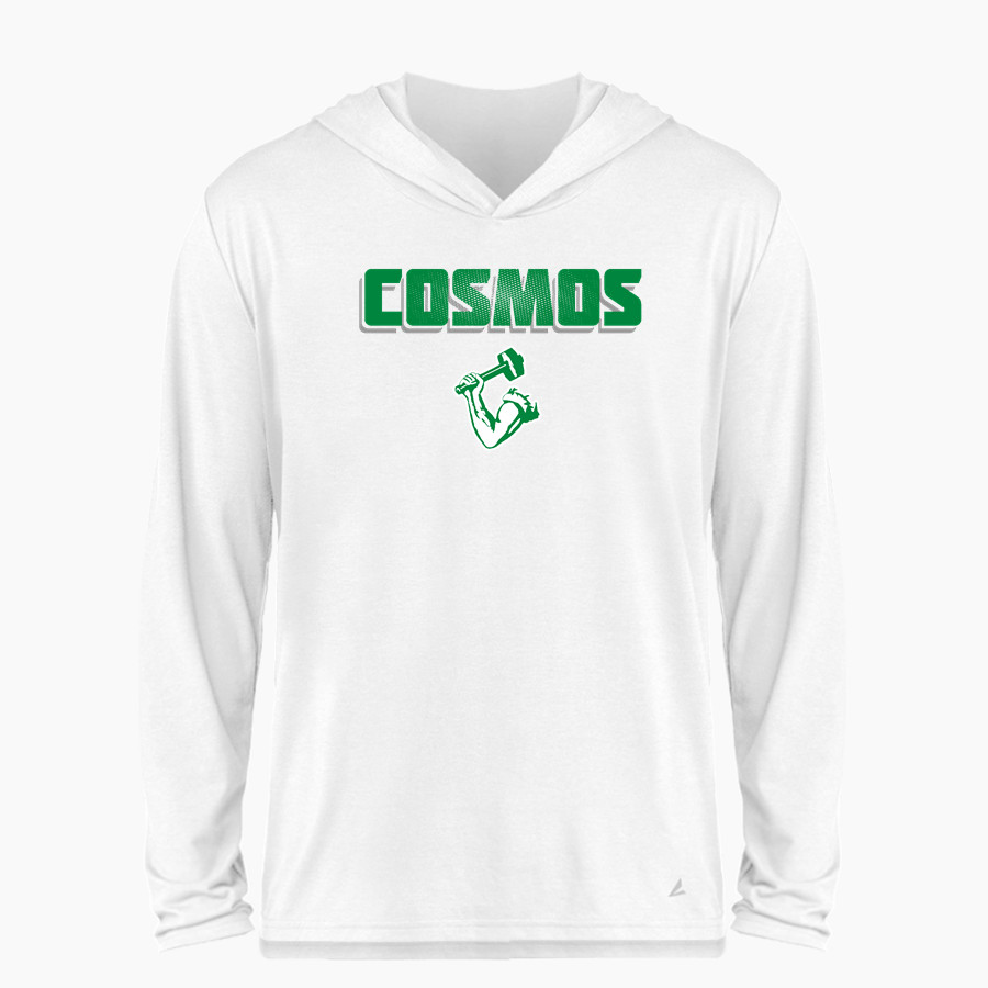 SPRINGFIELD HIGH SCHOOL COSMOS BSN SPORTS Men's Ultimate Long Sleeve Performance Hoodie Tee