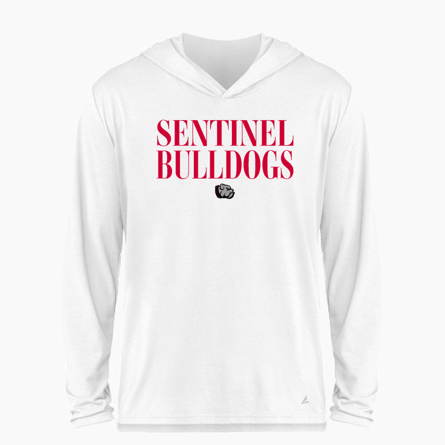 SENTINEL HIGH SCHOOL BULLDOGS <span class="pdp-name-mascot">SENTINEL BULLDOGS</span> BSN SPORTS Men's Ultimate Long Sleeve Performance Hoodie Tee