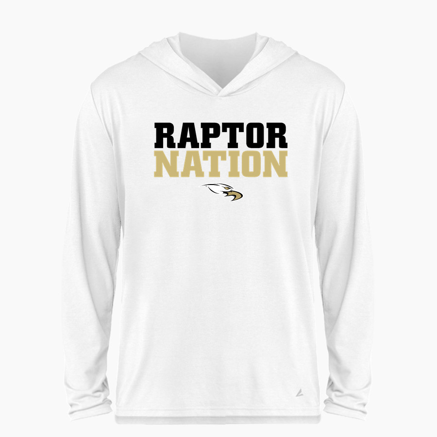 East Ridge Raptors BSN SPORTS Men's Ultimate Long Sleeve Performance Hoodie Tee