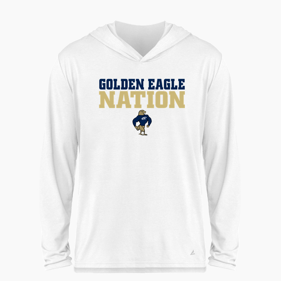 Clarion Golden Eagles <span class="pdp-name-mascot">Clarion - Penn West University Golden Eagles</span> BSN SPORTS Men's Ultimate Long Sleeve Performance Hoodie Tee
