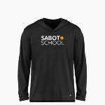Sabot School Sabot School <span class="pdp-name-mascot">STONY POINT SCHOOL</span> BSN SPORTS Youth Ultimate Long Sleeve Performance Hoodie Tee Front Thumbnail