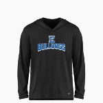 EDEN HIGH SCHOOL BULLDOGS <span class="pdp-name-mascot">EDEN BULLDOGS /LADY</span> BSN SPORTS Youth Ultimate Long Sleeve Performance Hoodie Tee Front Thumbnail