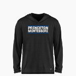 Princeton Montessori School <span class="pdp-name-mascot">Princeton Montessori Deer</span> BSN SPORTS Youth Ultimate Long Sleeve Performance Hoodie Tee Front Thumbnail