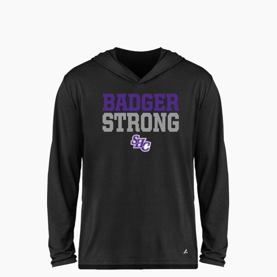 Spring Hill Badgers BSN SPORTS Youth Ultimate Long Sleeve Performance Hoodie Tee