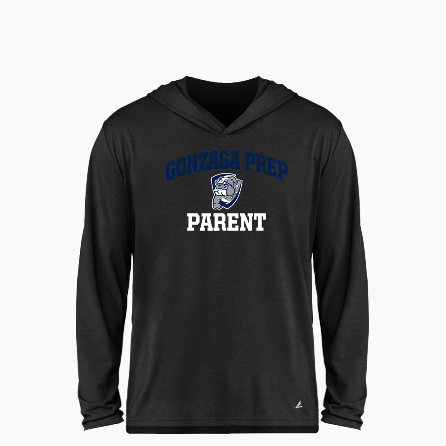 GONZAGA PREP SCHOOL BULLPUPS BSN SPORTS Youth Ultimate Long Sleeve Performance Hoodie Tee