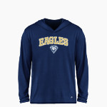 Akins Eagles <span class="pdp-name-mascot">Akins Eagles</span> BSN SPORTS Youth Ultimate Long Sleeve Performance Hoodie Tee Front Thumbnail