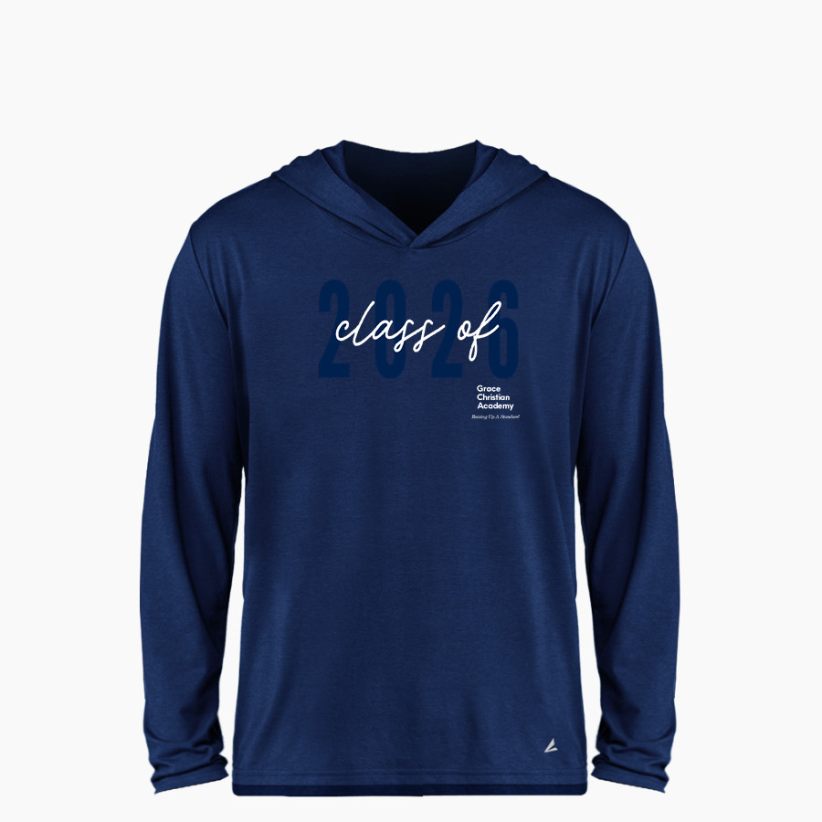 Grace Christian Academy Crusaders <span class="pdp-name-mascot">Grace Christian Academy Crusaders</span> BSN SPORTS Youth Ultimate Long Sleeve Performance Hoodie Tee