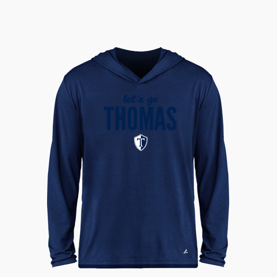 Thomas TITANS <span class="pdp-name-mascot">THOMAS TITANS</span> BSN SPORTS Youth Ultimate Long Sleeve Performance Hoodie Tee