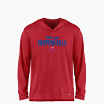 CHIPPEWA HILLS HIGH SCHOOL WARRIORS <span class="pdp-name-mascot">CHIPPEWA HILLS WARRIORS</span> BSN SPORTS Youth Ultimate Long Sleeve Performance Hoodie Tee Front Thumbnail